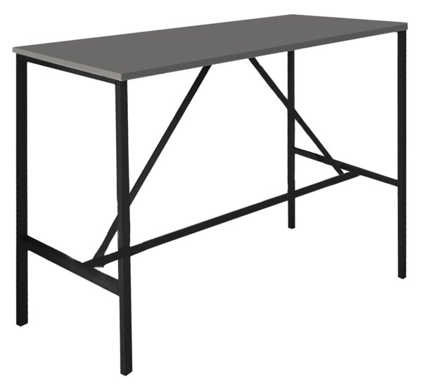 Бар маса Crego TopMebel метал - меламин в антрацит 100x45x89cm