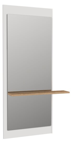 Пияр TopMebel меламиново огледало в бял цвят 60x14,6x150см