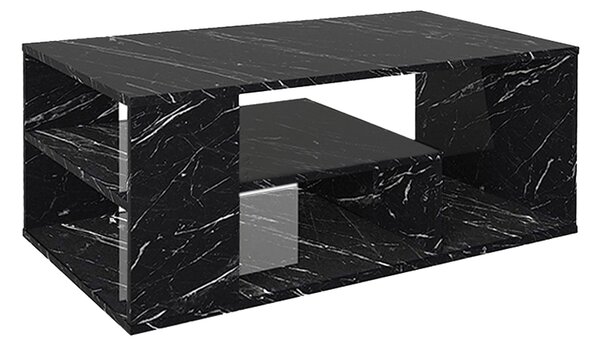 Холна маса Abdera TopMebel от меламин в черен мрамор 110x60x42cm
