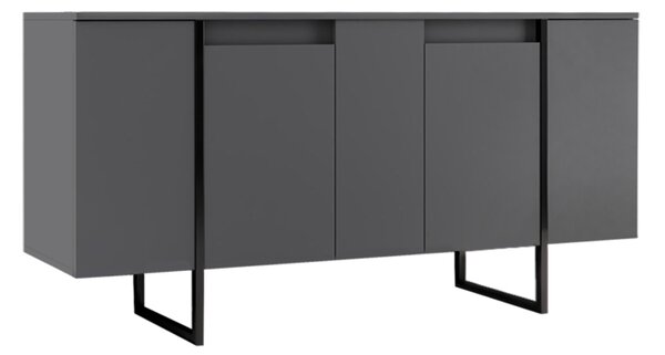 Шкаф Luxe TopMebel от меламин в антрацит 160x35x80cm