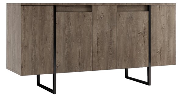Шкаф Luxe TopMebel от меламин в орех 160x35x80cm