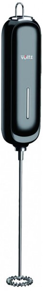 Мини миксер за фрапе и мляко Oliver Voltz OV51163G, 0.5W, Поставка, 2xAA, Черен