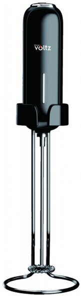 Мини миксер за фрапе и мляко Oliver Voltz OV51163G, 0.5W, Поставка, 2xAA, Черен