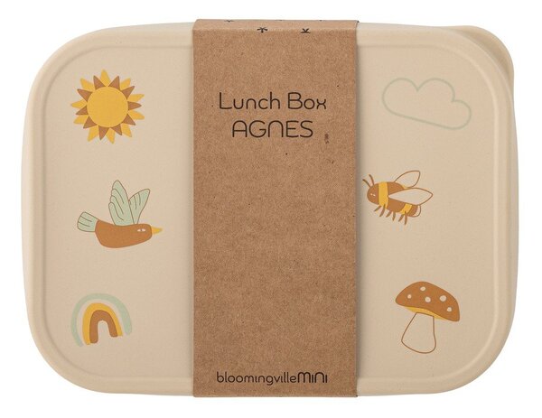 Детска кутия за храна от неръждаема стомана в сребрист цвят Agnes – Bloomingville Mini