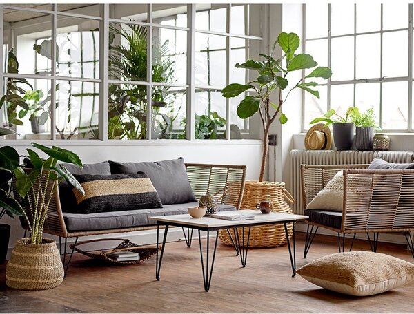 Метална градинска масичка за кафе 60x90 cm Mundo – Bloomingville