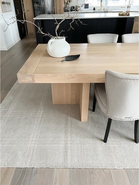 Кремав вълнен килим 200x300 cm Calisia M Grid Prime – Agnella