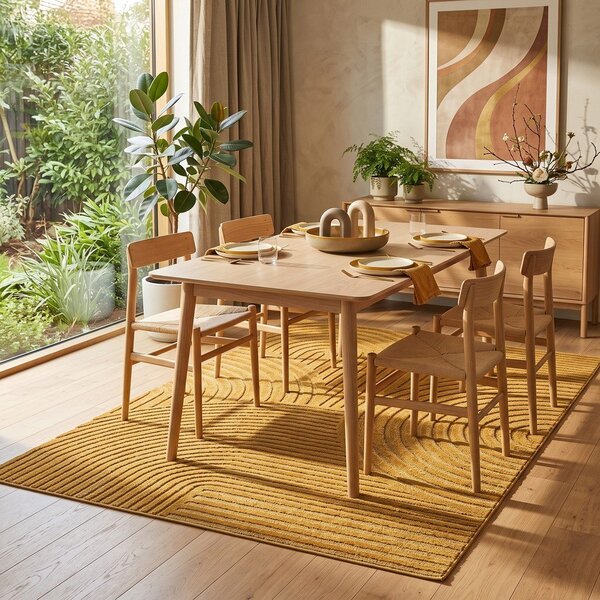 Килим в цвят жълта охра 120x170 cm Whirl – ESTE