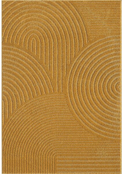 Килим в цвят жълта охра 120x170 cm Whirl – ESTE