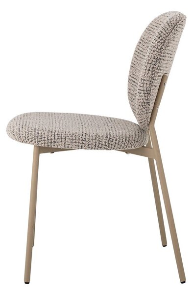 Сив текстилен трапезен стол Percey – Bloomingville