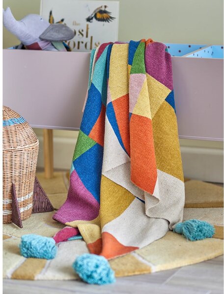 Бебешко одеяло от рециклиран памук 130x160 cm Colorine – Bloomingville Mini