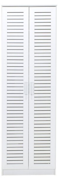 Шкаф за обувки Sante 21 чифта бял 60x37x183 см