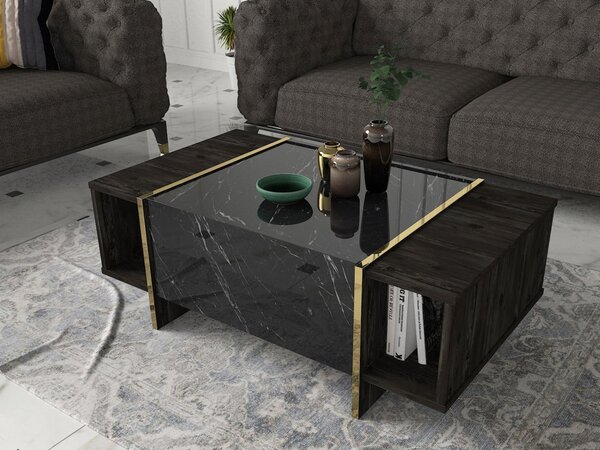 Масичка за кафе Veyron Черен 103.8x37.3x60 см