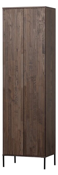 Кафяво шкафче от декор от ясен 60x210x42 cm Gravure – WOOOD