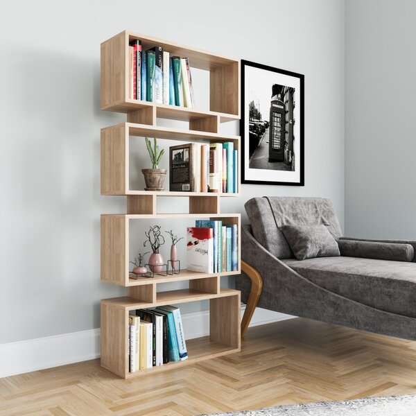 Библиотека Langdon Дъб 72x25x161 см