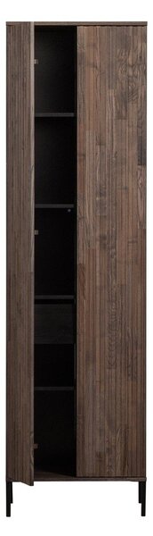 Кафяво шкафче от декор от ясен 60x210x42 cm Gravure – WOOOD
