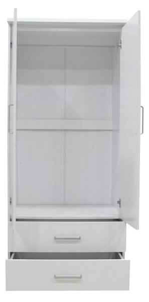 Гардероб за спалня Olympus A Pako World White 81x57x183 cm