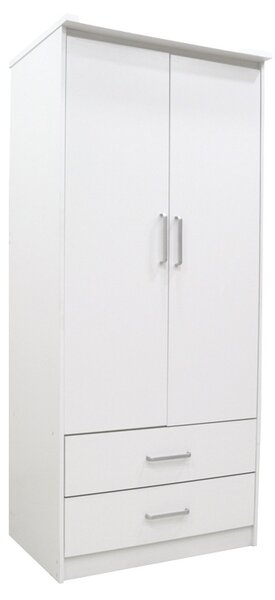 Гардероб за спалня Olympus A Pako World White 81x57x183 cm