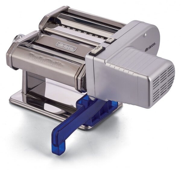 Електрическа машина за паста Ariete PASTAMATIC 1593/00, 90W, 2 скорости+импулс, 9 нива на дебелина, 5 форми, Инокс