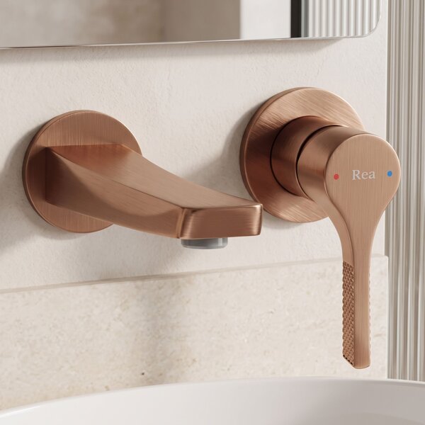 Смесител за мивка за вграждане REA VISION Brush Copper + BOX