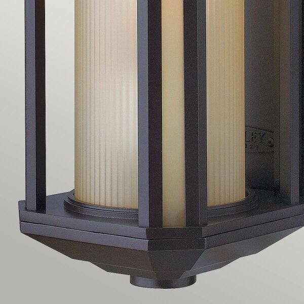 Quintiesse QN-CASTELLE-M-BZ - Външно стенно осветително тяло CASTELLE M 1xE27/60W/230V IP44 черно