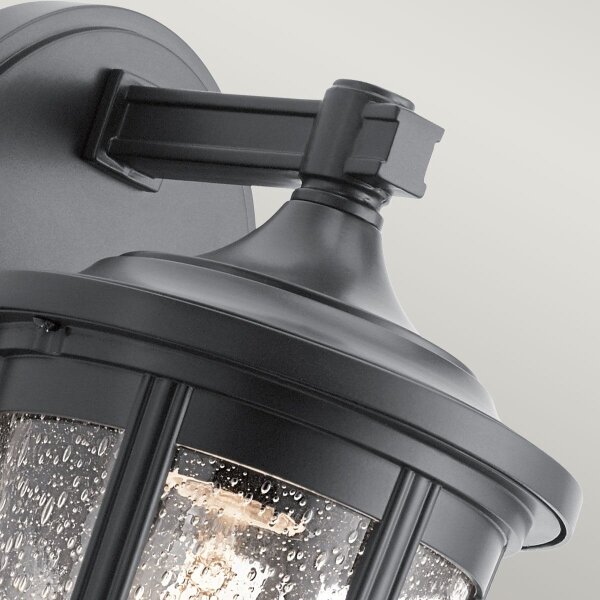 Quintiesse QN-FAIRFIELD-M-BK-Външна лампа FAIRFIELD M 1xE27/60W/230V IP44 черна