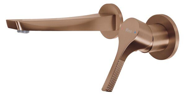 Смесител за мивка за вграждане REA VISION Brush Copper + BOX