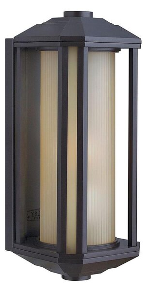 Quintiesse QN-CASTELLE-M-BZ - Външно стенно осветително тяло CASTELLE M 1xE27/60W/230V IP44 черно