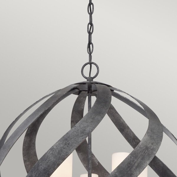 Quintiesse QN-BLACKSMITH-5P-OBK -Външен полилей BLACKSMITH 5xE14/40W/230V IP44 черен