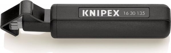 Knipex Кабелен нож, за изолация Ø6-29мм, черна ръкохватка 135мм, с фиксатор, - K1630135SB