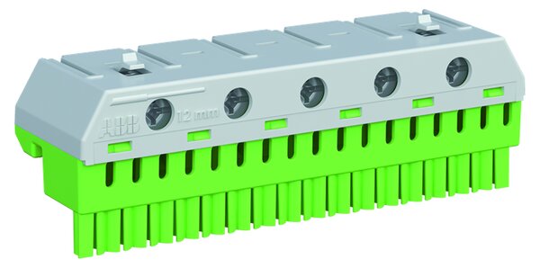 ABB Клема изолирана ЗЕЛЕНА 5х25mm2 + 17х4mm2 63A - 2CPX062761R9999