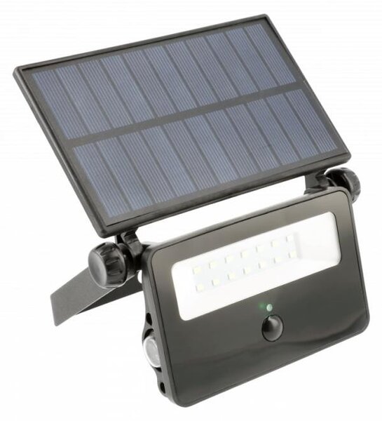GTV LD-LUMOS10W-64 Соларен прожектор LUMOS, 10W, 850lm, 6400K, IP65, 120°