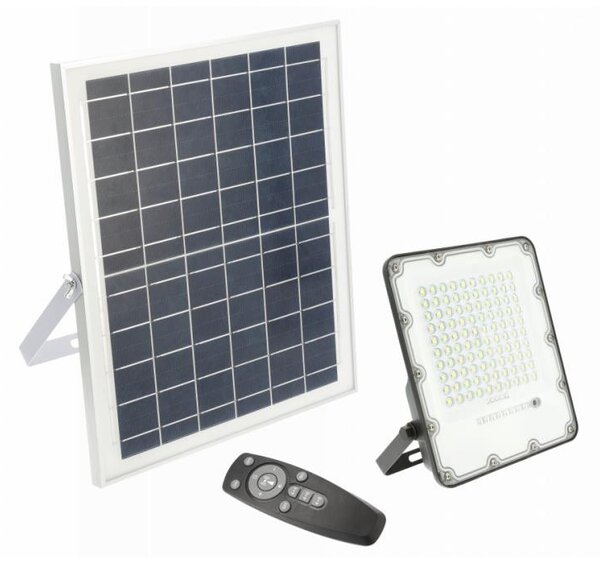 GTV LD-BRAVOS50W-64 Соларен прожектор BRAVOS, 50W, 500lm, 6400K, IP65, 120°