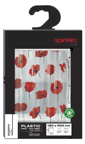 Завеса за душ 180x200 cm Poppy – Spirella