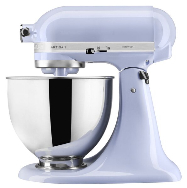 Планетарен миксер KitchenAid Artisan Elegance 5KSM125ELR Lavander Cream, 300W, 4.8 л, Direct drive, 10 скорости, Лилав