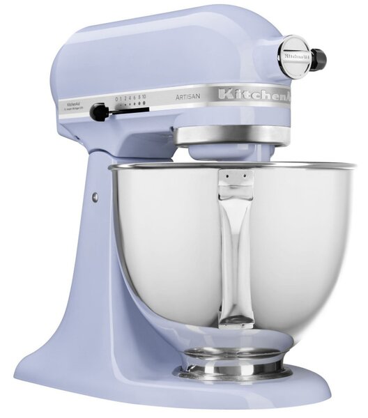 Планетарен миксер KitchenAid Artisan Elegance 5KSM125ELR Lavander Cream, 300W, 4.8 л, Direct drive, 10 скорости, Лилав