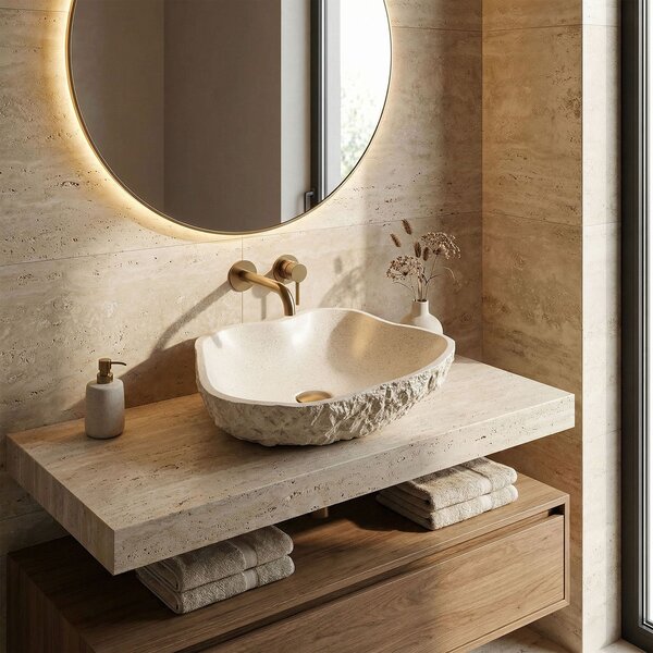 Умивалник за плот Isla Warm Beige