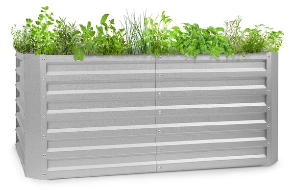 Blumfeldt Blum High Grow Straight, повдигната леха, 120x60x60cm, 432l, стомана