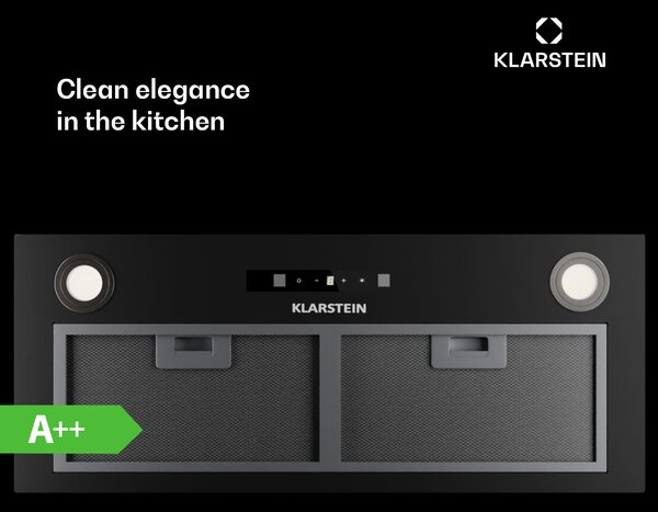 Klarstein Paolo 72 абсорбатор за вграждане 72 cm 520 m³/h LED Touch A++