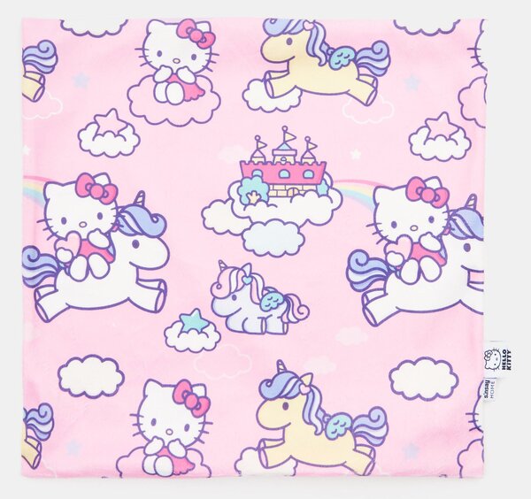 Sinsay - Калъфка за възглавница Hello Kitty - пастелнорозово