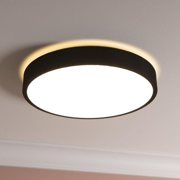 Brilliant -LED Димируем плафон FILIZ LED/24W/230V Ø 38,5 см черен