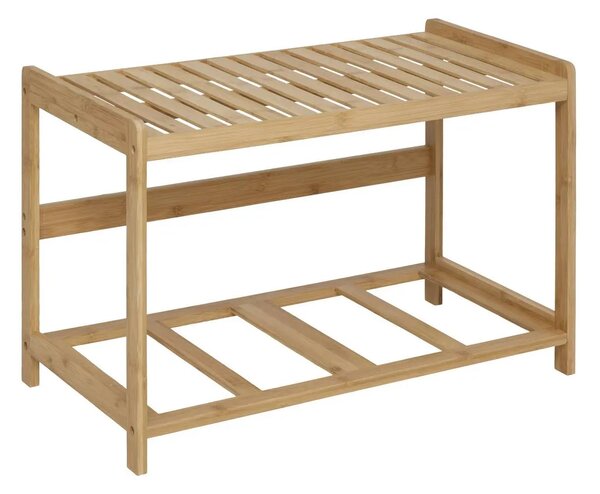 Пейка за съхранение 5five Tidy Box, 2 отделения, Бамбук