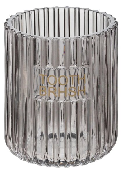 Поставка за четки за зъби 5five Glass, Сива