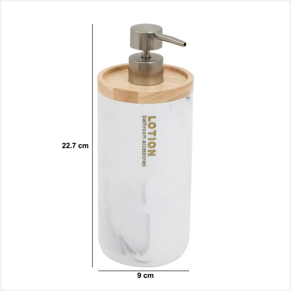 Дозатор за сапун 5five Lеa, 840 ml - Бял