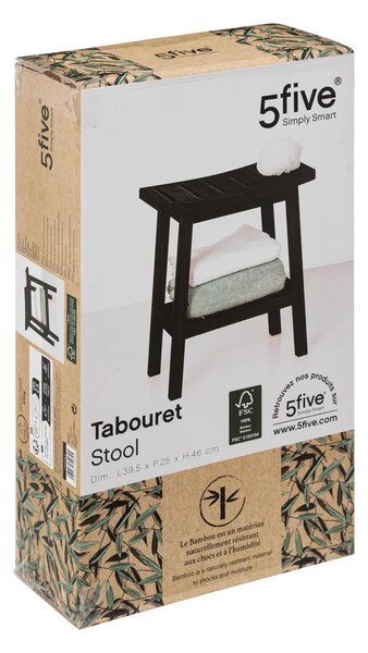 Табуретка за съхранение 5five Bambou - Натурален