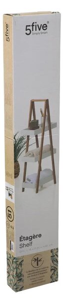 Етажерка 5five Natureo, 3 нива - Черен