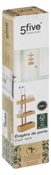 Етажерка за врата 5five, Бамбук, 3 нива