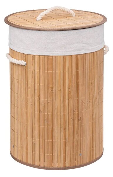 Кош за пране 5five Bambou, Кръгъл, 48 l