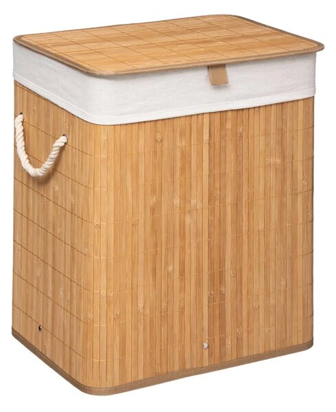 Кош за пране 5five, Бамбук, Правоъгълен, 60 l