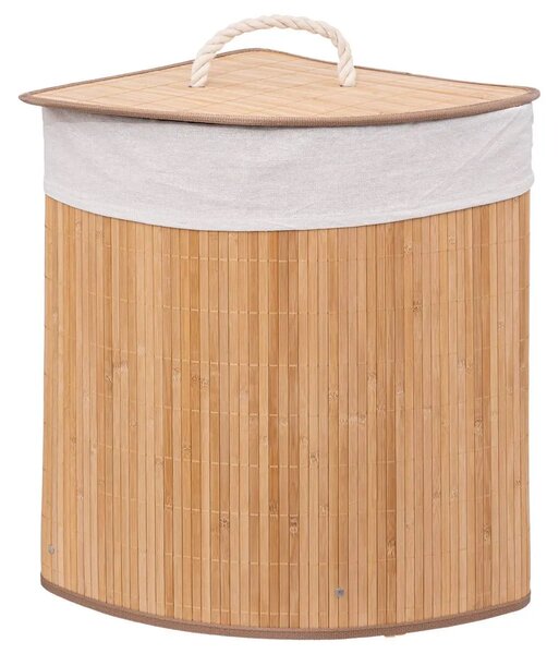 Кош за пране 5five Bambou, Ъглов, 48 l