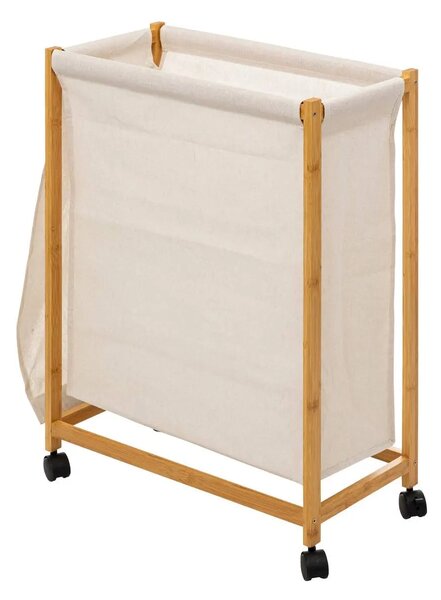 Кош за пране 5five Bambou, На колела, 52 l